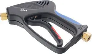 25 pack of 4000 PSI Pressure Washer Gun 3/8in. Inlet 1/4in. Female Outlet 7 GPM Replacement Gun with Trigger Lock and Easy Grip for Hi Temp Applications