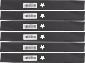 6 Mower Blades for AYP® 532134148 532193957 134148 138497 532138497 532127842 131322 139774 38" Deck