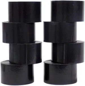 WOD EL-766AW Professional Grade Electrical Tape General Purpose Black UL/CSA listed core: 3 inch X 66 ft - Use At No More Than 600V & 176F (Pack of 10)