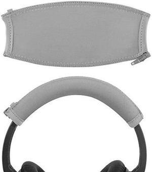 Geekria Headband Cover Compatible with Bose QuietComfort QC 15, QC2 Headphones / Headband Protector Repair Parts / Easy DIY Installation No Tool Needed (Gray)