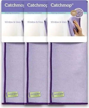 Window & Glass Cloth, Double-sided, Residue-free, Easy to clean (3 sets)