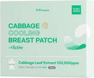 tntnmom's Cabbage Cooling Breast Patch Active for sensitive skin and heated skin (4 pairs)