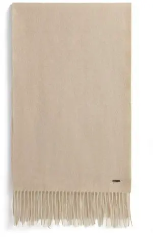 ERKHES CASHMERE MUFFLER CLASSIC LONG Beige