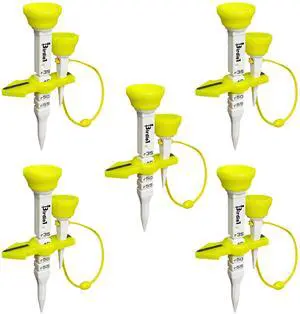 Birdie1 Smart Golf Tees (Long Tees+Short Tees) 1P, 5ea Yellow