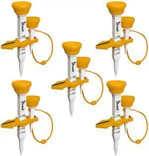 Birdie1 Smart Golf Tees (Long Tees+Short Tees) 1P, 5ea Orange