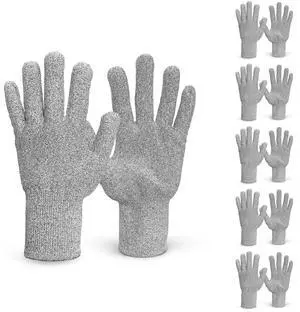Grey Glass Fiber Liner Glove S, 5 pairs