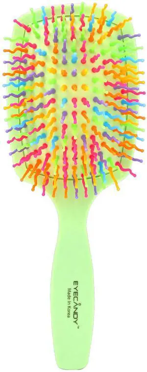 Eyecandy Rainbow volume S paddle brush (Melon Green) Eyecandy Rainbow volume S paddle brush (Melon Green)
