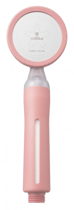 Ionpolis Premium High Pressure 3-Color Shower Head Built-in Dual Filter System for Perfect Water Purification Pink Ionpolis Premium High Pressure 3-Color Shower Head Built-in Dual Filter System for Perfect Water Purification Pink
