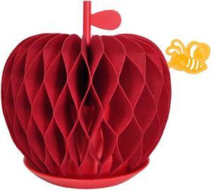 HSI Non-Electric Natural Personal Humidifier Vaporizer, Eco-Friendly, Smart Gift, Piozio, Apple Red