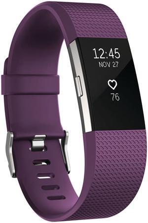 Fitbit Charge 2 Fitness Tracker  Small  Plum