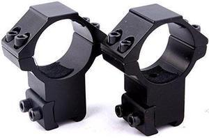 Full metal construction 30mm Scope Rings for Rifle Dovetail 11mm Rail W/21mm Saddle Height Hunting