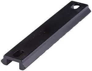 Two holes' center distance: 8.4CM-8.63CM Standard 20mm Weaver Base Picatinny RIS Short Rail Right Left Curve Underside Lead Rail G36