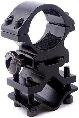 20mm Weaver Standard Rail 1inch Combined Flashlight and Laser Sight Mount with Barrel Adapter