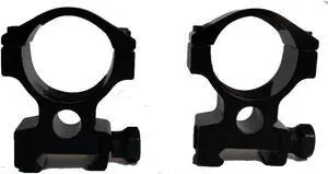 2pc Tactical 30mm Scope Ring 21mm Picatinny Weaver Rail Mount High Profile