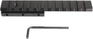Tactical 4.9IN/12.5cm Length Dovetail 11mm to 20mm Weaver Picatinny Rail Adapter Scope Mount Base Hunting Rifle Gun Mount Accessory