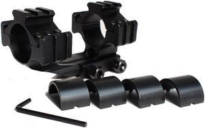 Tri-Rail 25.4mm 30mm Cantilever Mount Double Scope Rings Dual Ring Picatinny Weaver Scope Rail Mount For Hunting