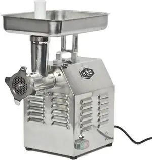 KWS TC-12 Commercial 765W 1HP Electric Meat Grinder Stainless Steel Meat Grinder for Restaurant/deli/ Home