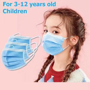 10000 Piece 3-Layer Disposable Kids Masks for 5 to 16 Years Old Children -Blue