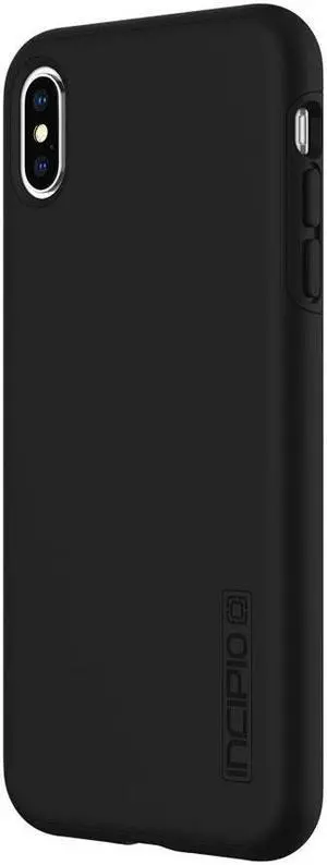 Incipio DualPro Dual Layer Case for iPhone XS Max (6.5") with Hybrid Shock-Absorbing Drop Protection - Black