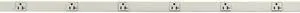 Hubbell Wiring Device-Kellems Prewired Raceway,6 Outlets,Ivory  HBL24GB306IV