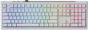 Ducky One X White Full Size Inductive Keyboard