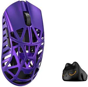 MK x WLMOUSE Beast X Mini Pro Wireless 8K Mouse Purple Side Slits Omron Optical MK x WLMOUSE Beast X Mini Pro Wireless 8K Mouse Purple Side Slits Omron Optical