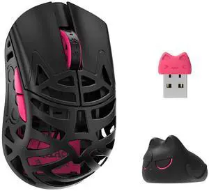MK x WLMOUSE Beast Miao 8K Wireless Mouse Black TTC Black Dot