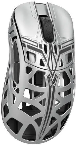 MK x WLMOUSE Sword X Wireless 8K Mouse Silver Omron Optical