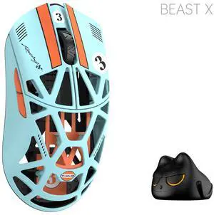 MK x WLMOUSE Beast X Pro Wireless 8K Mouse Blue and Orange Solid Sides Omron Optical MK x WLMOUSE Beast X Pro Wireless 8K Mouse Blue and Orange Solid Sides Omron Optical