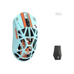MK x WLMOUSE Beast X Max Wireless 8K Mouse Blue and Orange Solid Sides Omron Optical MK x WLMOUSE Beast X Max Wireless 8K Mouse Blue and Orange Solid Sides Omron Optical