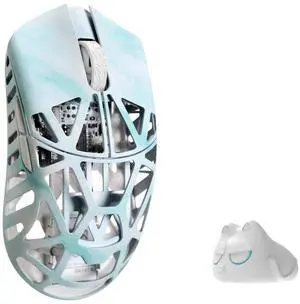 MK x WLMOUSE Beast X Mini Pro Wireless 8K Mouse Celadon Side Slits Omron Optical MK x WLMOUSE Beast X Mini Pro Wireless 8K Mouse Celadon Side Slits Omron Optical