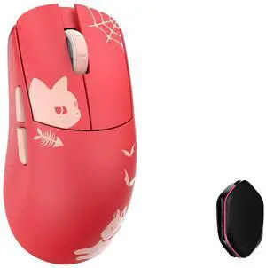 MK x WLMOUSE Ying Magnesium Wireless 8K Mouse Red Omron Optical MK x WLMOUSE Ying Magnesium Wireless 8K Mouse Red Omron Optical