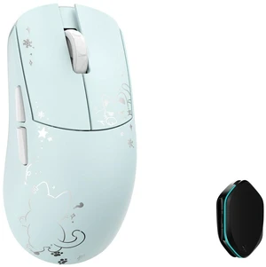 MK x WLMOUSE Beast X Max Wireless 8K Mouse Purple Side Slits Omron