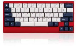 Leopold FC650MDS White Blue Star PD 65% Double Shot PBT Mechanical Keyboard Cherry MX Blue Leopold FC650MDS White Blue Star PD 65% Double Shot PBT Mechanical Keyboard Cherry MX Blue