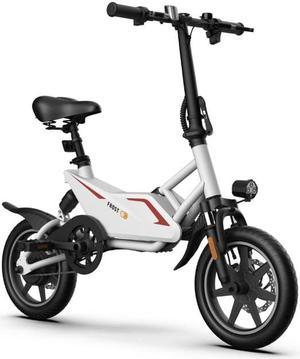 Gyrocpters Frost Electric City Bike | 350 W Motor, 14-inch tires | Speed 25kmh |Battery Range upto 30km | Dual shocks | Folding Compact ebike