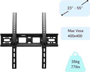 23-55 Inches IMGadgets TV Mount with 15° down Tilt , TV Wall Mount Bracket, Holds Up to 77lbs Max VESA to 400x400mm