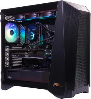 MSI MEG PROSPECT 700R - AMD Ryzen 7-9700X 8 core 3.8GHz - AMD Radeon RX 7800XT 16GB - 2TB HDD + 2TB NVMe SSD - 32GB DDR5(2X16GB) - 850W - Windows 11 Liquid Cooled Gaming Desktop PC WiFi RGB