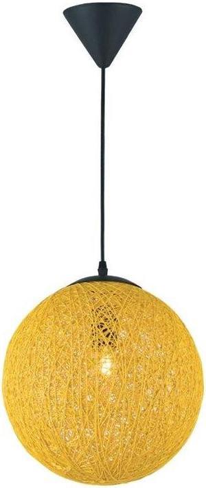 Xtricity - Pendant Light, 11.81 '' Width, From Grant Collection, Yellow