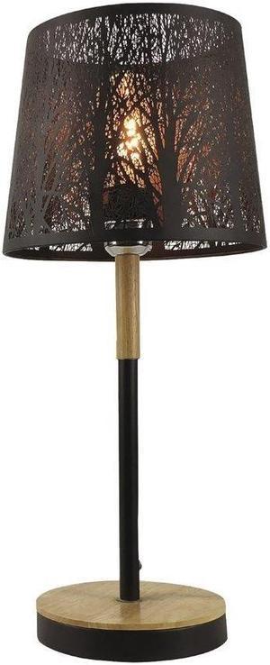 Xtricity - Table Lamp, 22.6 '' Height, From the Luna Collection, Black