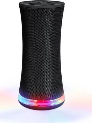 Wireless Speaker, Bluetooth 5.0, With Built-in Microphone and LED Lighting