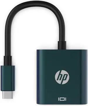 HP - USB C 3.1 Male to HDMI 4K Adapter, 2K, Black