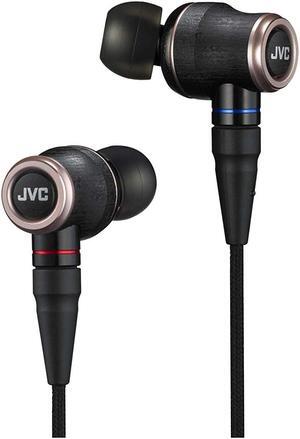 JVC HA-FW01 Hi-Res Audio Compatible In-Ear Headphone, Black