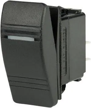 BEP DPST Contura Switch - 1-Amber LED - OFF/ON