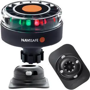 Navisafe Navilight Tricolor Kit With Rib Mount Black