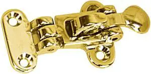 WHITECAP ANTI-RATTLE HOLD DOWN POLISHED BRASS