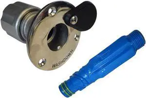 JABSCO FLUSH MOUNT SS QUICK RELEASE CONNECTOR & ADAPTER 31911-0000