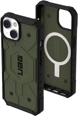 UAG Designed for iPhone 14 Case Green Olive 6.1" Pathfinder Built-in Magnet Compatible with MagSafe Charging Slim Lightweight Shockproof Dropproof Rugged Protective Cover by URBAN ARMOR GEAR UAG Designed for iPhone 14 Case Green Olive 6.1" Pathfinder Built-in Magnet Compatible with MagSafe Charging Slim Lightweight Shockproof Dropproof Rugged Protective Cover by URBAN ARMOR GEAR
