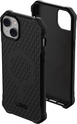 UAG Designed for iPhone 14 Plus Case Black 67 Essential Armor Builtin Magnet Compatible with MagSafe Charging Ultra Thin Ergonomic Protective Cover by URBAN ARMOR GEAR
