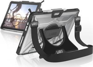 UAG Designed for Microsoft Surface Pro 7 Plus, Surface Pro 7, Pro 6, Pro 5th Gen (2017) (LTE), Pro 4 with Hand Strap & Shoulder Strap Plasma Feather-Light Rugged [Ice] Military Drop Tested Case