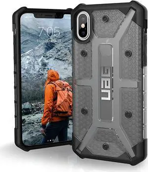UAG iPhone Xs / iPhone X [5.8-inch Screen] Plasma Feather-Light Rugged [Ash] Military Drop Tested iPhone Case